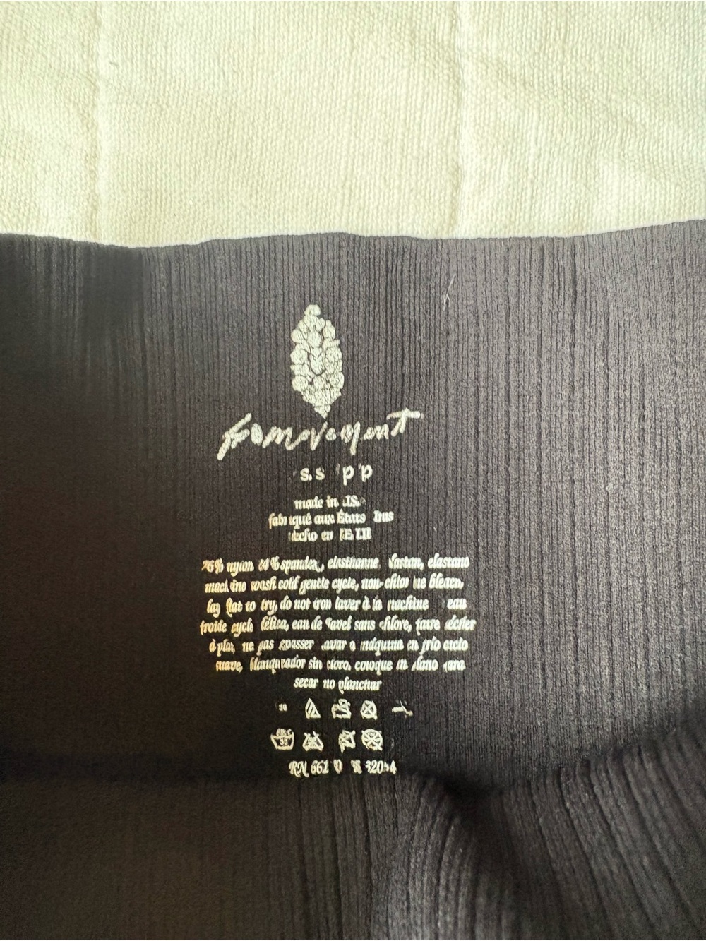 FP Movement by Free People Good Karma Black Active Leggings Women’s SMALL - Picture 5 of 5